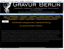 Tablet Screenshot of gravur-berlin.com
